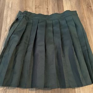 Green skirt